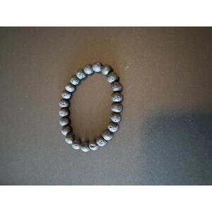 Elegant Lava Rock Bead Bracelet
